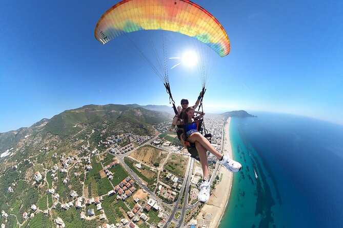 Alanya Paragliding With Experienced Pilot's - Leaving Alanya from a 700-meter launch point