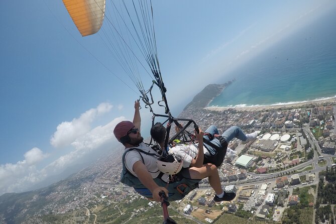 Alanya: Tandem Paragliding Experience - Landing on the beach