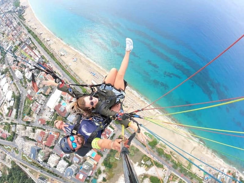Alanya: Tandem Paragliding Experience with Video Option - The view from 585 meters above Alanya