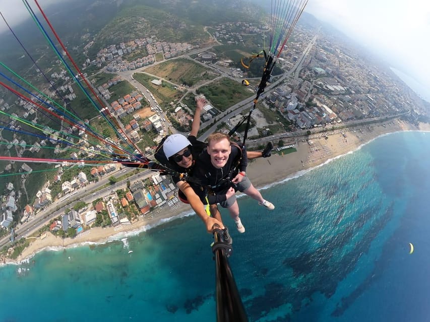 Alanya: Tandem Paragliding Flight to Cleopatra Beach - Landing on Cleopatra Beach