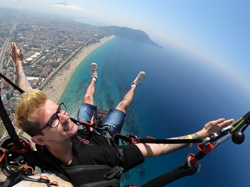 Alanya: Tandem Paragliding Flight to Cleopatra Beach - What the $32 price really covers