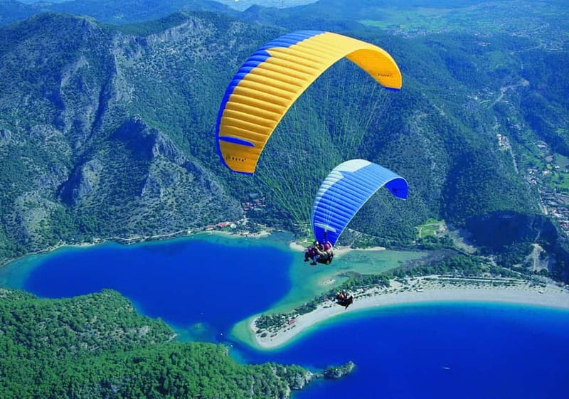 Alanya: Tandem Paragliding SkyDiving With Pick-up & Drop-off - Taking off from Yassı Tepe above Alanya