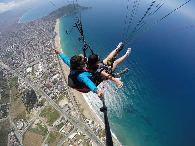 Alanya: Tandem Paragliding SkyDiving With Pick-up & Drop-off - Hotel pickup, meeting points, and timing