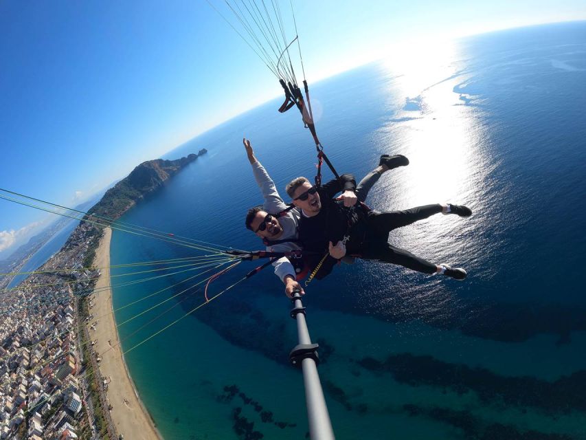 Alanya: Tandem Paragliding with Hotel Pickup - From Alanya hotel to the cliff above Cleopatra Bay