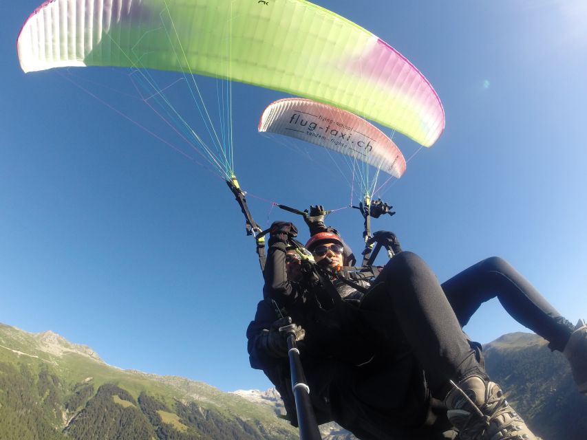 Aletsch Arena: Paragliding Tandem Flight Basic - Key points at a glance