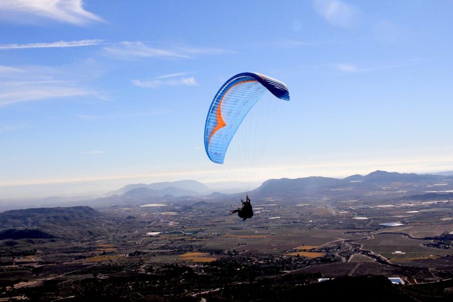 Alicante and Santa Pola: Tandem Paragliding Flight - Taking Off From Agost Above the Costa Blanca