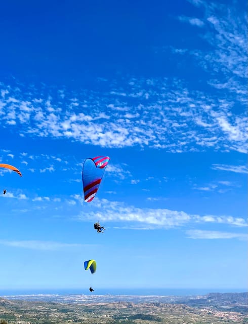 Alicante: Santa Pola, Benidorm Tandem Paragliding Experience - Getting to the mountain launch