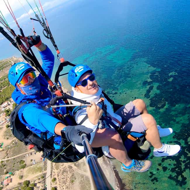 Alicante: Santa Pola, Benidorm Tandem Paragliding Experience - Santa Pola, Benidorm, and the view from above