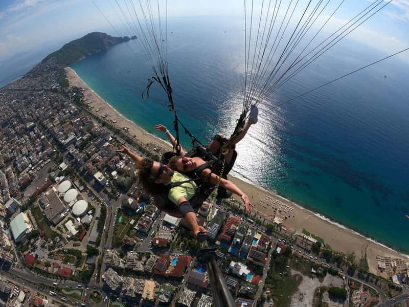 Antalya-Belek-City of Side: Tandem Paragliding With Transfer - The view that makes Alanya worth the ride