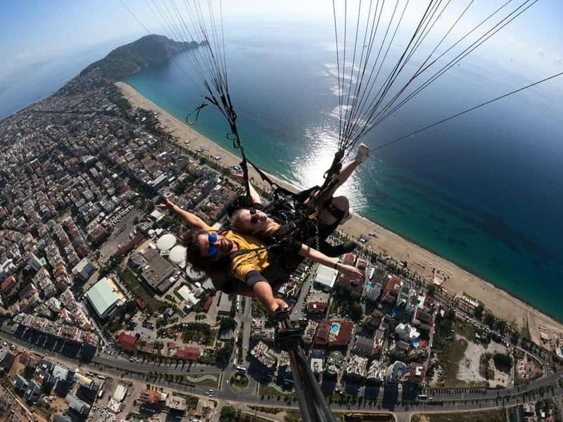 Antalya-Belek-City of Side: Tandem Paragliding With Transfer - What the flight itself feels like
