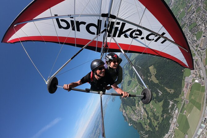 Birdlike Hang Gliding Lucerne - Taking off from Stanserhorn