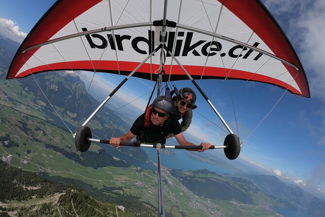Birdlike Hang Gliding Lucerne - A short briefing, then three running steps