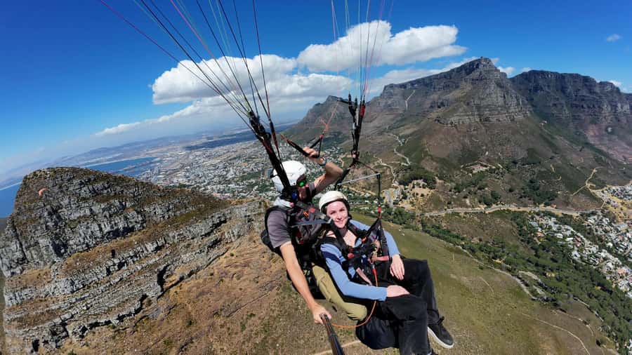 Cape Town: Tandem Paragliding with Instructor - The optional photos and video
