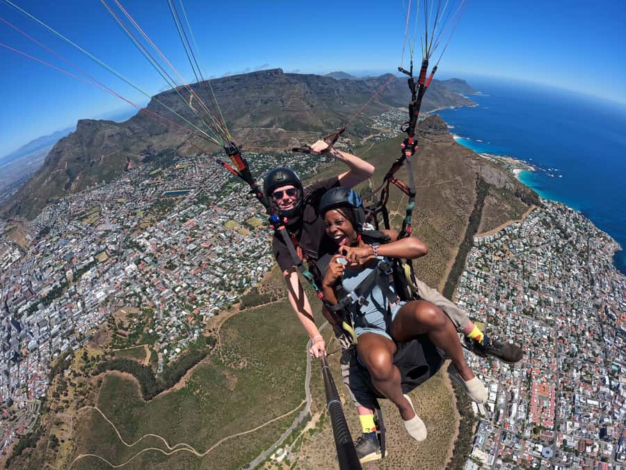 Cape Town: Tandem Paragliding with views of Table Mountain - What the flight feels like for a nervous beginner