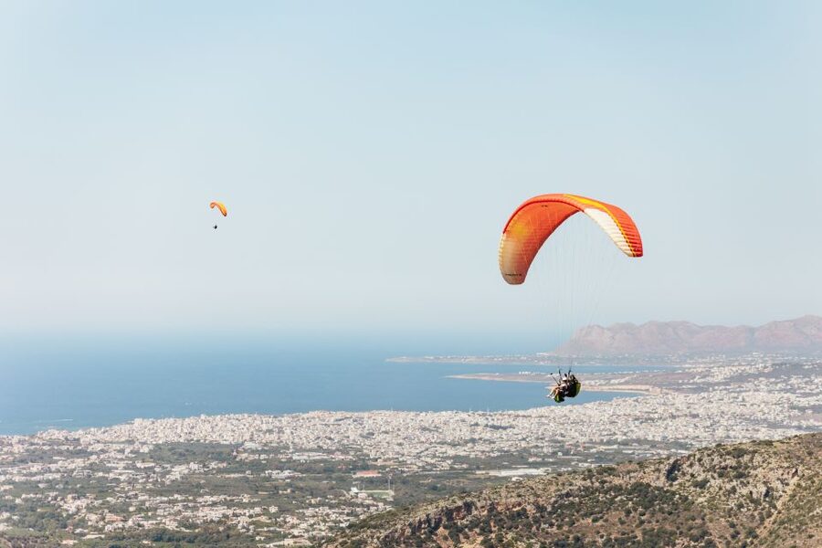 Chania: Tandem Paragliding Flight in Crete - Twenty minutes over the Cretan coast
