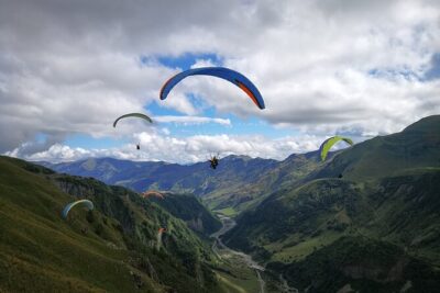 Cloudbase Paragliding in Gudauri, Georgia