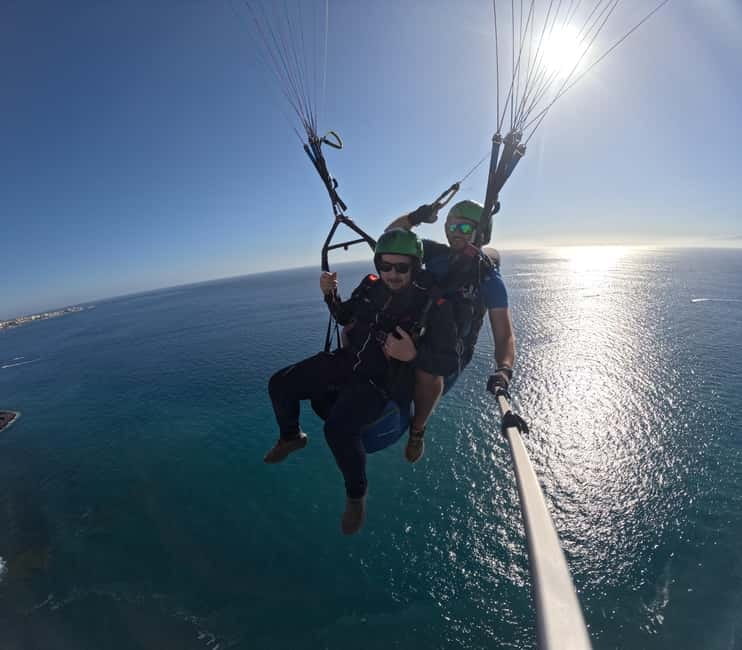 Costa Adeje, Paragliding with pick up service and 5 free photos! - What the flight feels like over Costa Adeje