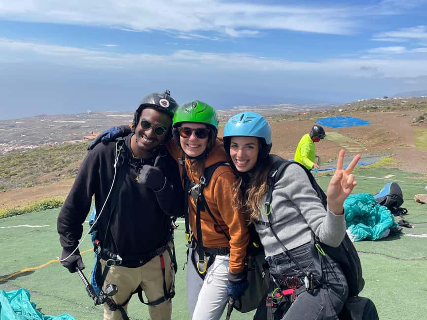 Costa Adeje: Tandem Paragliding Flight with Free Pickup - What you see from the harness