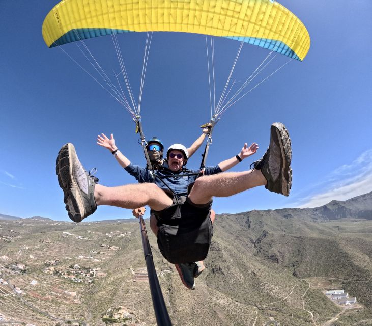 Costa Adeje: Tandem Paragliding Flight with Pickup - About 20 minutes above South Tenerife