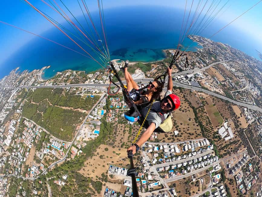 CYPRUS: Tandem Paragliding Experience - Taking Off Above Kyrenia