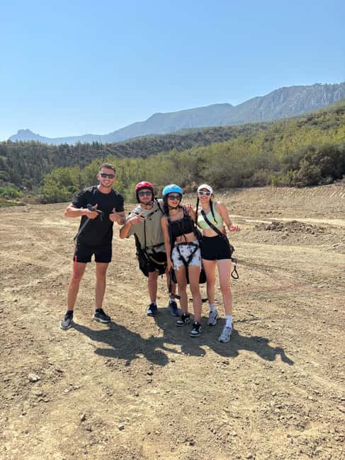 CYPRUS: Tandem Paragliding Experience - Clothing and the Short Walk to Launch