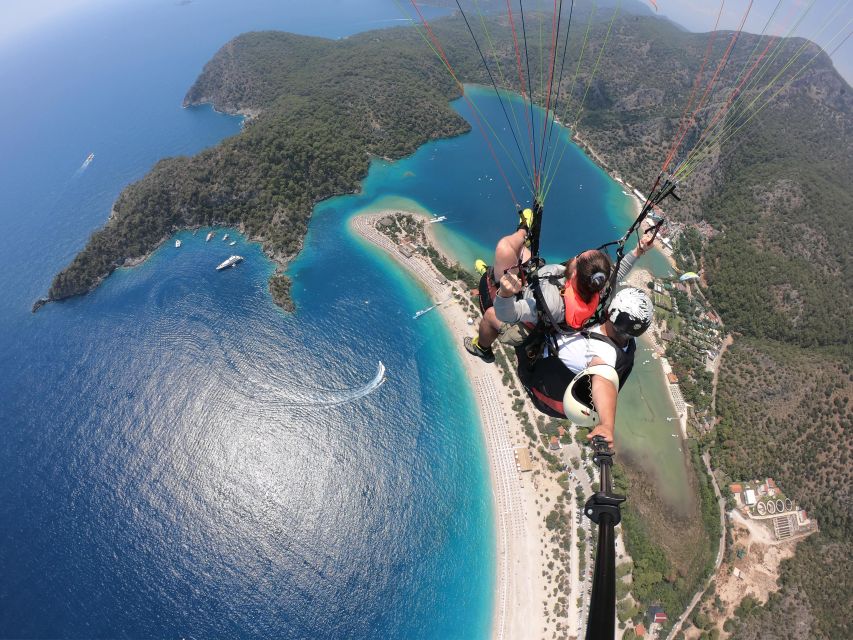 Fethiye: Babadag Tandem Paragliding Flight over Oludeniz - Getting ready at 6,450 feet