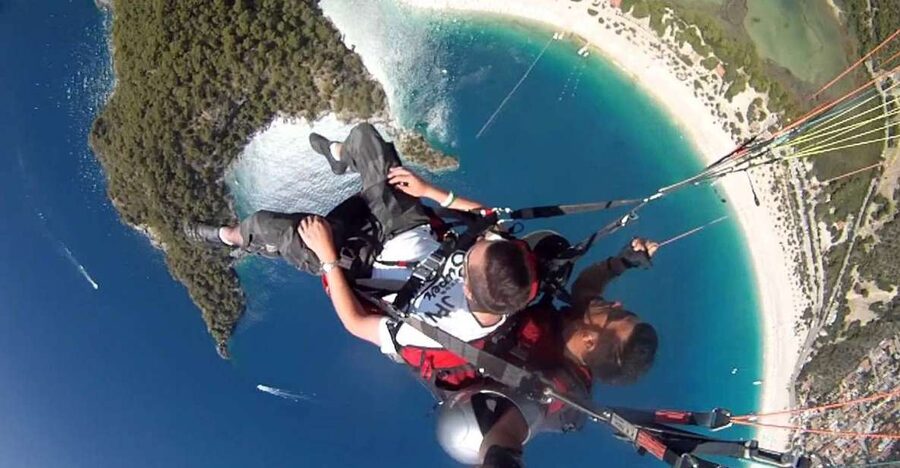 Fethiye: Blue Lagoon Tandem Paragliding w/Photos & Video - The 40-minute climb to Baba Dağ