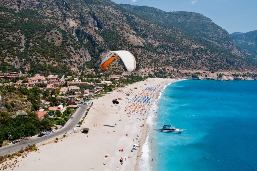 Fethiye: Blue Lagoon Tandem Paragliding w/Photos & Video - What you see from the air