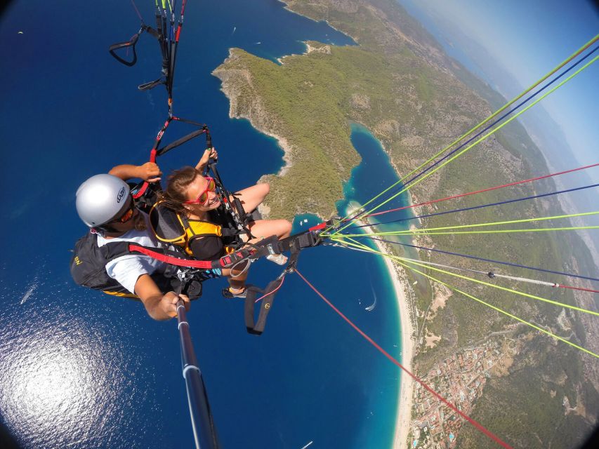 Fethiye: Tandem Paragliding Experience w/Hotel Pickup - The landing on Belcekiz Beach