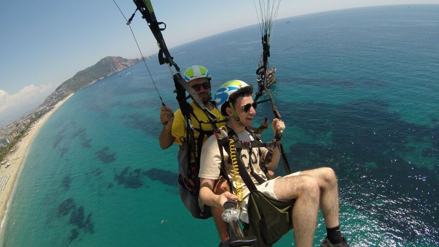 From Alanya: Tandem Paragliding With Transfer and Insurance - The flight: calm views with optional thrills