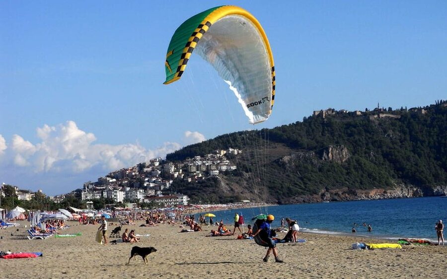 From Antalya, Belek, Side Alanya Paragliding Experience - The briefing before the mountain road