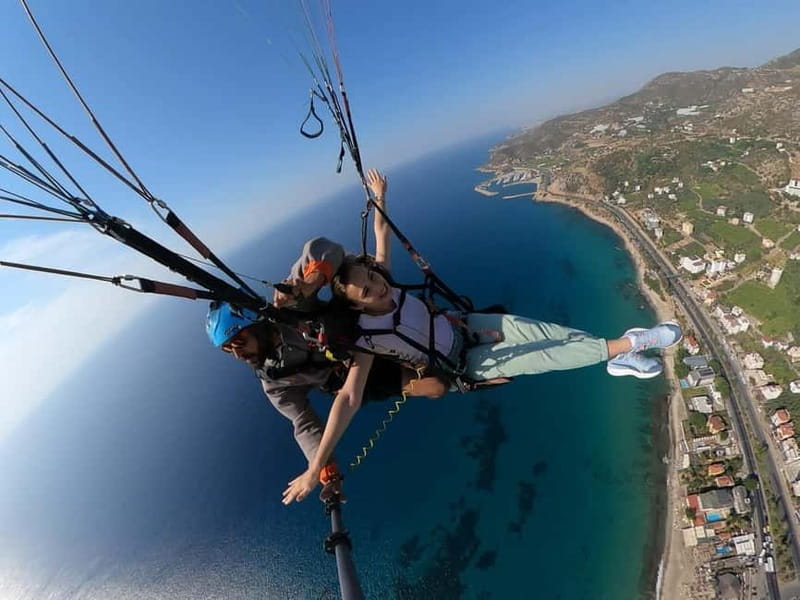 From Antalya Side Paragliding to Alanya with Cable Car Ride - The Flight Over Alanya’s Mediterranean Coast