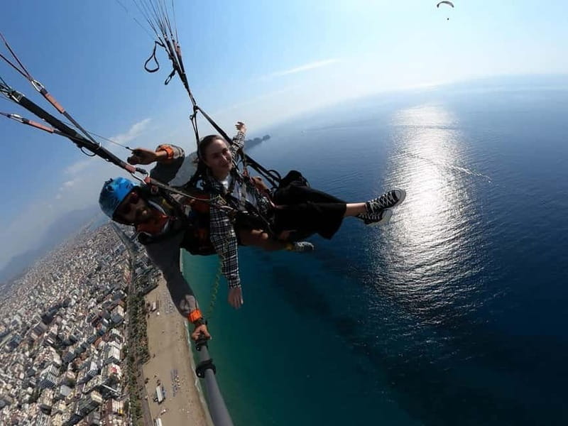 From Antalya Side Paragliding to Alanya with Cable Car Ride - Landing on Cleopatra Beach