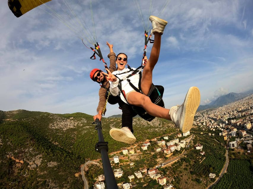 From City of Side: Alanya Tandem Paragliding w/ Beach Visit - Twenty minutes above Alanya