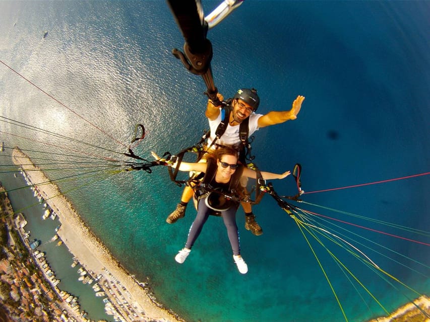 From City of Side: Alanya Tandem Paragliding w/ Beach Visit - Landing on Cleopatra Beach