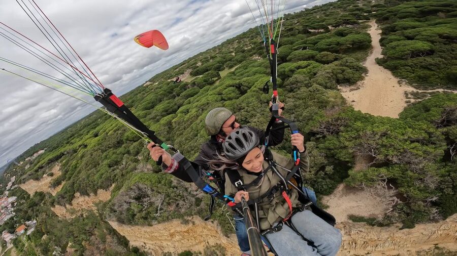 From Lisbon: Paragliding Flight with Transfers - What happens before you leave the ground