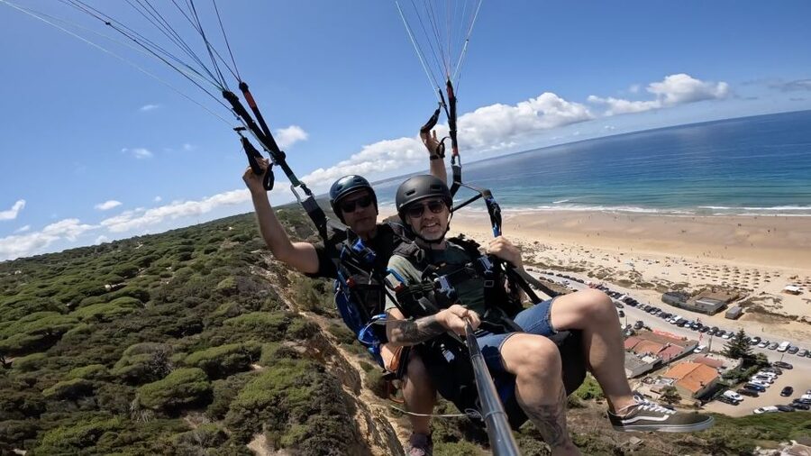From Lisbon: Paragliding Tandem Flight - Four possible flight sites, one weather decision