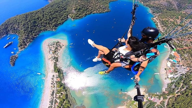 From Marmaris: Fethiye Paragliding Experience w/Lunch - Nearly 30 minutes over the Blue Lagoon