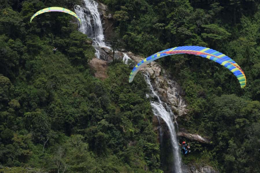 From Medellín: ATV and Waterfall Paragliding Tour - Who will enjoy this day most