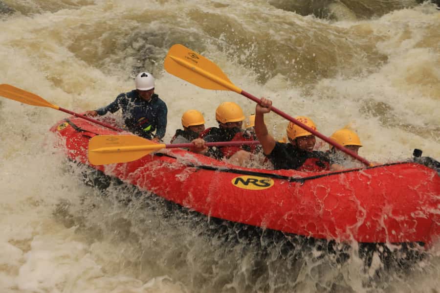 From Medellín: Paragliding and Rafting Combo Tour - Lunch is the quiet middle of a loud day