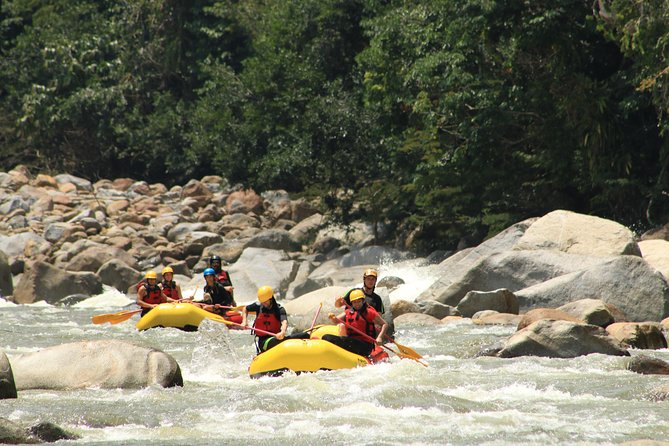 Fun White Water Rafting (Optional Paragliding) Private Tour from Medellin - Playa Loca and getting ready for the river
