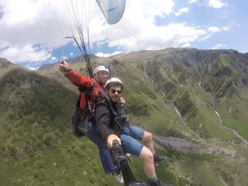Georgia: Paragliding tandem flight in Gudauri with video - Safety, comfort, and what to bring