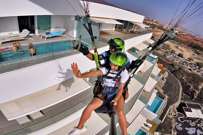 GOLD paragliding flight including videos/photos, t-shirt and a bottle of Cava - Who will get the most from this flight