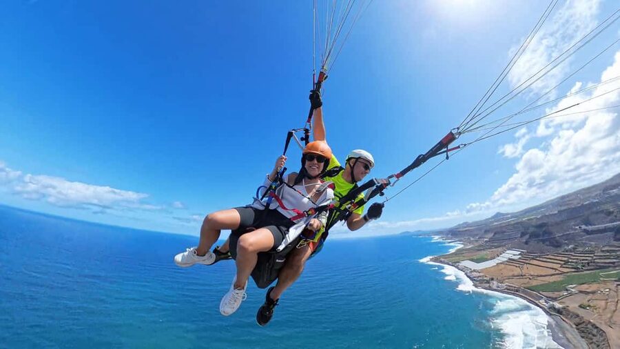Gran Canaria: Paragliding Flight with Tapas & Pickup - The tapas meal after landing