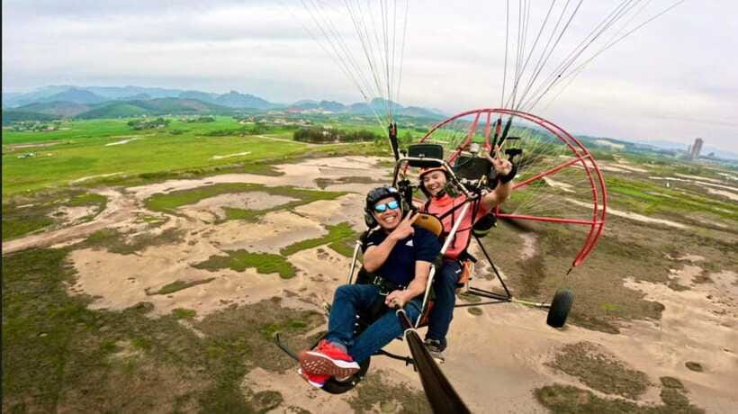 Halong Sky Tour: Powered Paragliding - What the view gives you, and what it does not