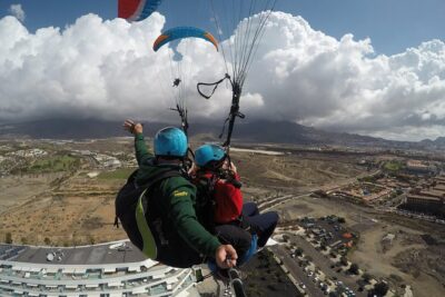 High Performance Paragliding Tandem Flight in Tenerife South
