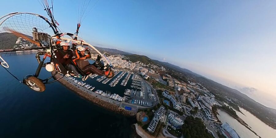 Ibiza: 25min Motorized Paragliding Flight - The sunset route toward San Antonio