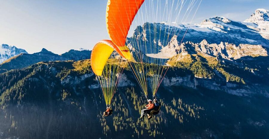 Interlaken: Tandem Paragliding Flight - The 20-minute ride to Beatenberg