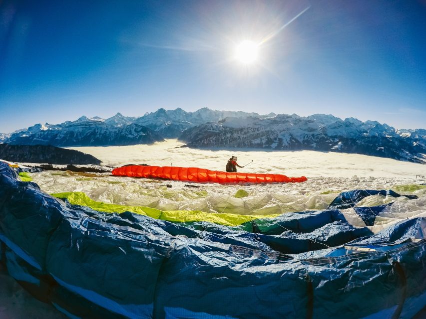 Interlaken: Tandem Paragliding Flight - A soft landing in central Interlaken