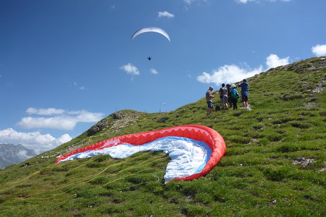 Klosters Tandem Paragliding Flight from Gotschna - The 10 to 20-Minute Walk to the Launch Site